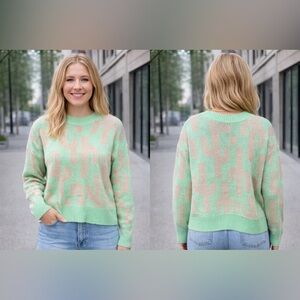 Brand new Miss sparkling cactus sweater spring 🌺Sz Small